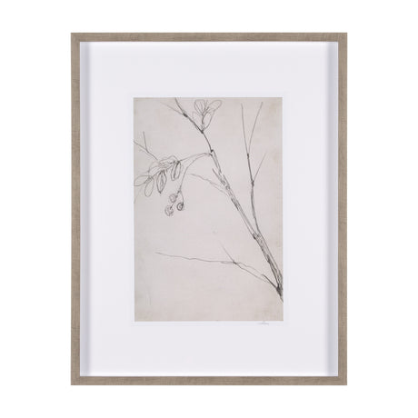 Chokecherry 3 by Mercana Studio a Hand Embellished Framed Art Print Matted under Glass from Mercana - Luna Furniture