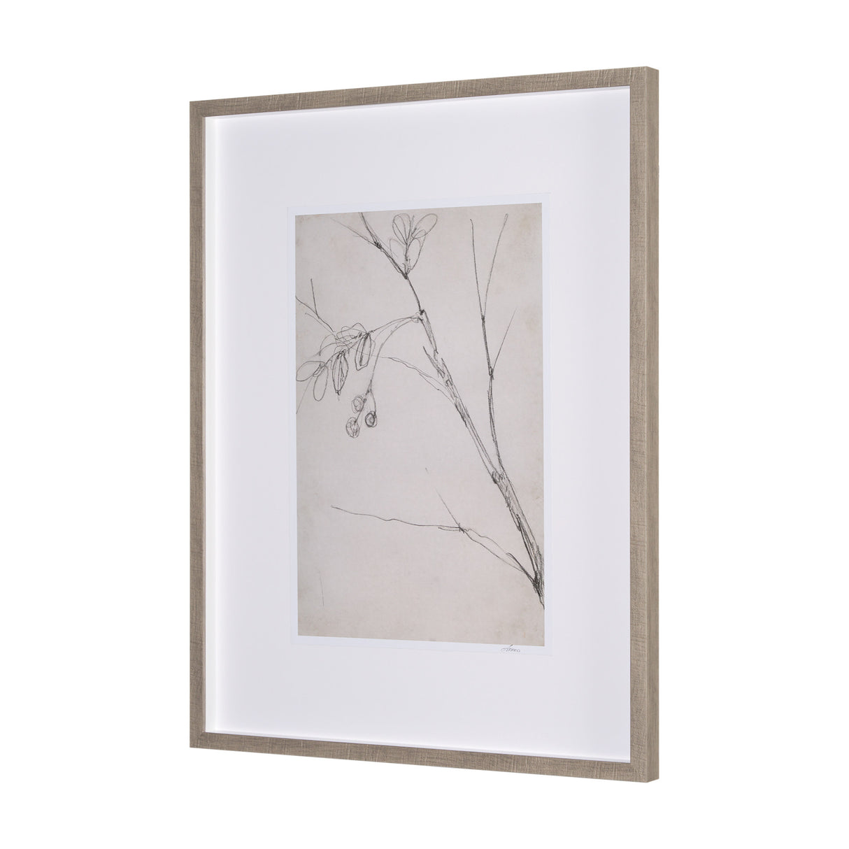 Chokecherry 3 by Mercana Studio a Hand Embellished Framed Art Print Matted under Glass from Mercana - Luna Furniture