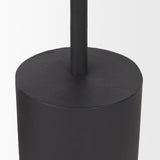 Petria Matte Black Textured Metal Taper Candle Holders from Mercana - Luna Furniture
