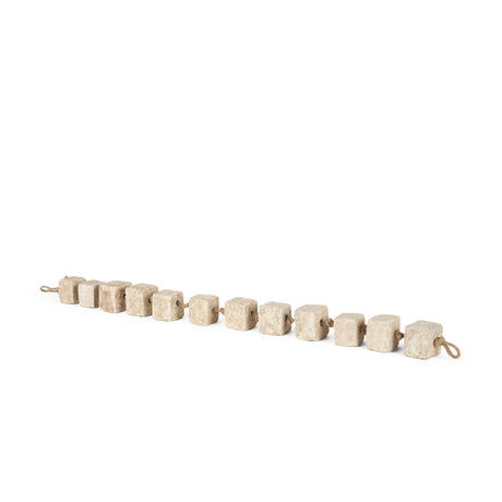 Mala Beige Paper Mache Cube Garland from Mercana - Luna Furniture