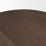 Weldon Dark Brown Wood w/ Matte Black Metal Counter Stool from Mercana - Luna Furniture