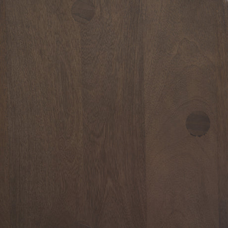 Weldon Dark Brown Wood w/ Matte Black Metal Counter Stool from Mercana - Luna Furniture