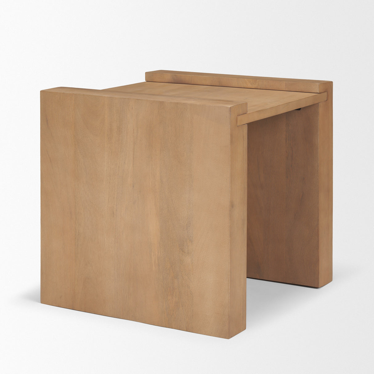 Wesson Light Brown Wood Accent Table from Mercana - Luna Furniture