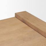 Wesson Light Brown Wood Accent Table from Mercana - Luna Furniture
