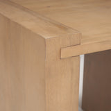 Wesson Light Brown Wood Accent Table from Mercana - Luna Furniture