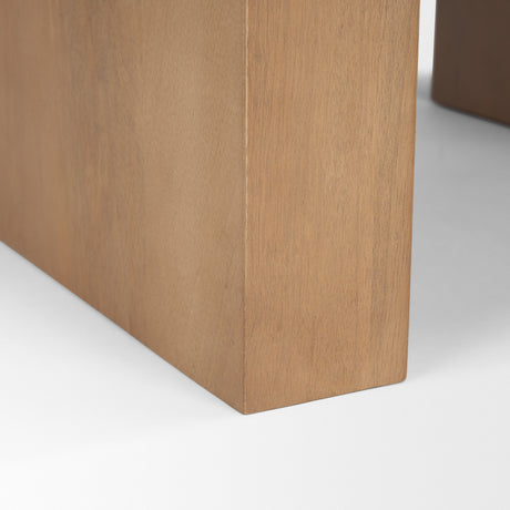 Wesson Light Brown Wood Accent Table from Mercana - Luna Furniture