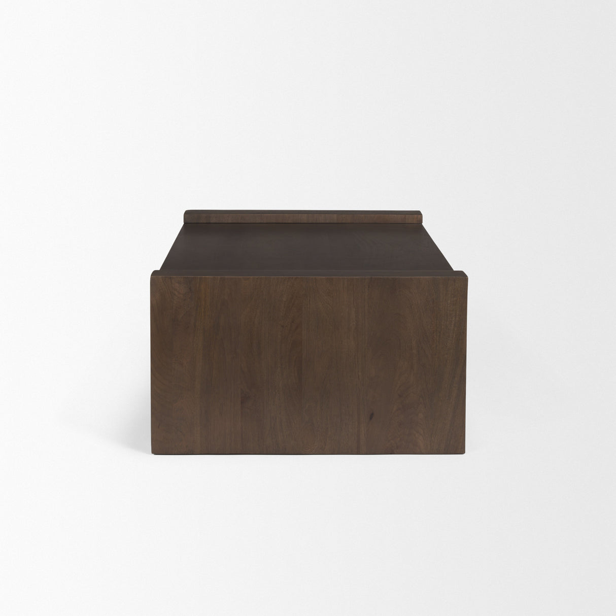 Wesson Dark Brown Wooden Rectangular Coffee Table from Mercana - Luna Furniture