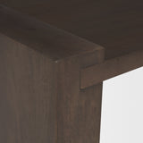 Wesson Dark Brown Wooden Rectangular Coffee Table from Mercana - Luna Furniture
