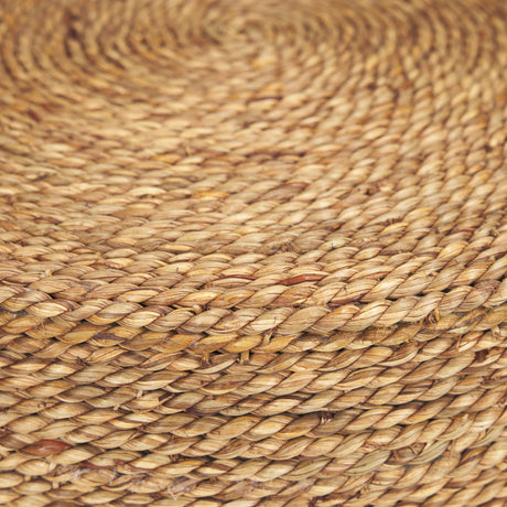 Wenopa Matte Black Wood w/ Natural Jute Accent Tables from Mercana - Luna Furniture