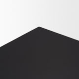 Vondra Matte Black Metal w/ Open Shelves Side table from Mercana - Luna Furniture
