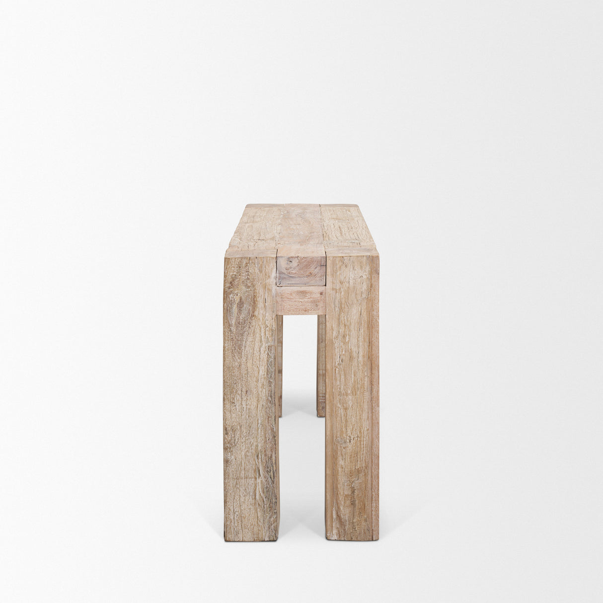 McArthur Whitewash Reclaimed Wood Console Table from Mercana - Luna Furniture