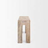 McArthur Whitewash Reclaimed Wood Console Table from Mercana - Luna Furniture