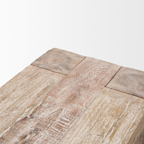 McArthur Whitewash Reclaimed Wood Console Table from Mercana - Luna Furniture