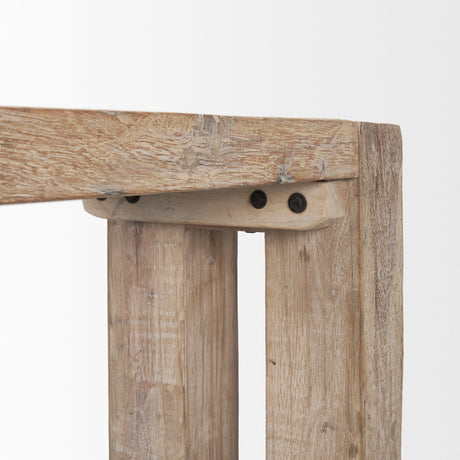 McArthur Whitewash Reclaimed Wood Console Table from Mercana - Luna Furniture