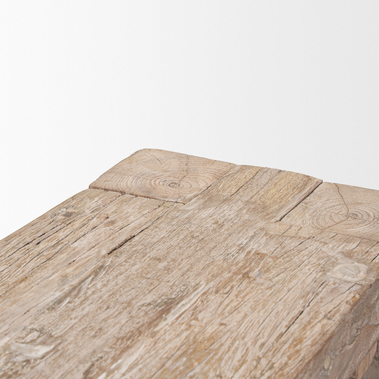 McArthur Whitewash Reclaimed Wood Bench from Mercana - Luna Furniture