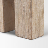 McArthur Whitewash Reclaimed Wood Bench from Mercana - Luna Furniture