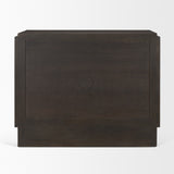 Wagner Dark Brown Wood w/ Arched Design Accent Cabinet from Mercana - Luna Furniture