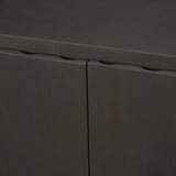 Wagner Dark Brown Wood w/ Arched Design Accent Cabinet from Mercana - Luna Furniture