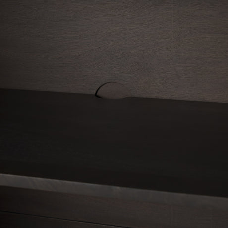 Wagner Dark Brown Wood w/ Arched Design Accent Cabinet from Mercana - Luna Furniture