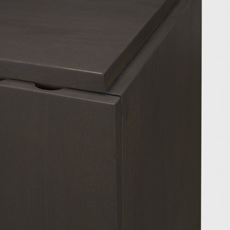 Wagner Dark Brown Wood w/ Arched Design Accent Cabinet from Mercana - Luna Furniture