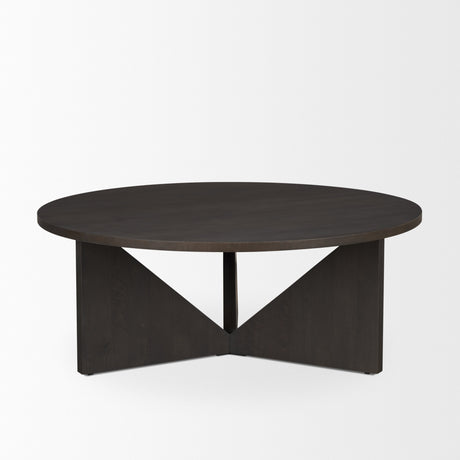 Tarro Brown Wood w/ Triangle Legs Coffee Table from Mercana - Luna Furniture