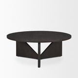 Tarro Brown Wood w/ Triangle Legs Coffee Table from Mercana - Luna Furniture