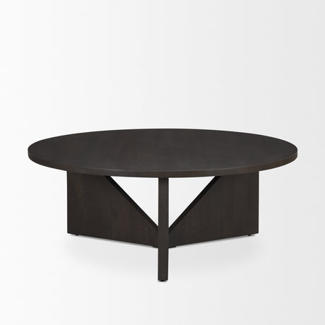 Tarro Brown Wood w/ Triangle Legs Coffee Table from Mercana - Luna Furniture
