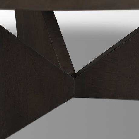 Tarro Brown Wood w/ Triangle Legs Coffee Table from Mercana - Luna Furniture