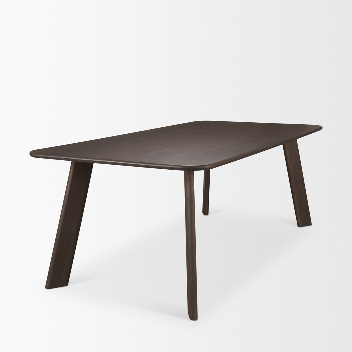 Welborn 84" Dark Brown Wood Rectangular Dining Table from Mercana - Luna Furniture