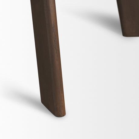 Welborn 84" Dark Brown Wood Rectangular Dining Table from Mercana - Luna Furniture