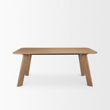 Welborn 72" Light Brown Wood Rectangular Dining Table from Mercana - Luna Furniture