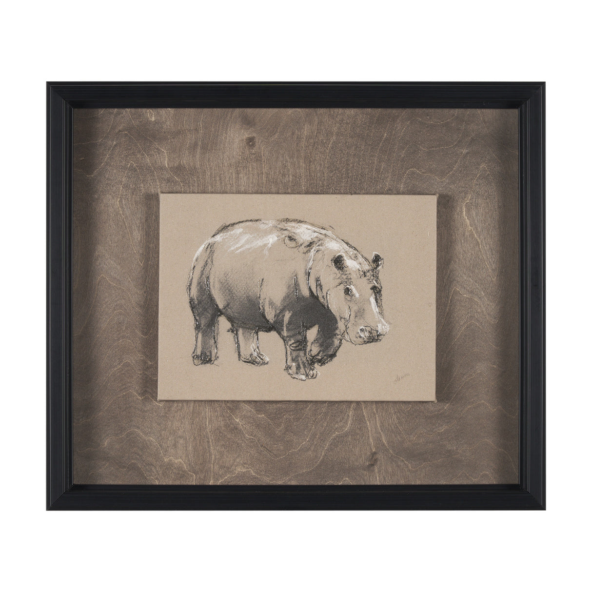 African Animal Study I by Mercana Studio a Hand Embellished Framed Art Print from Mercana - Luna Furniture