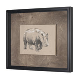African Animal Study I by Mercana Studio a Hand Embellished Framed Art Print from Mercana - Luna Furniture