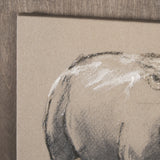 African Animal Study I by Mercana Studio a Hand Embellished Framed Art Print from Mercana - Luna Furniture