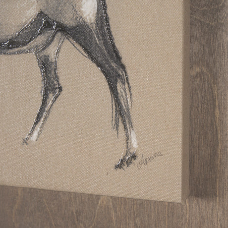 African Animal Study II by Mercana Studio a Hand Embellished Framed Art Print from Mercana - Luna Furniture