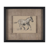 African Animal Study III by Mercana Studio a Hand Embellished Framed Art Print from Mercana - Luna Furniture