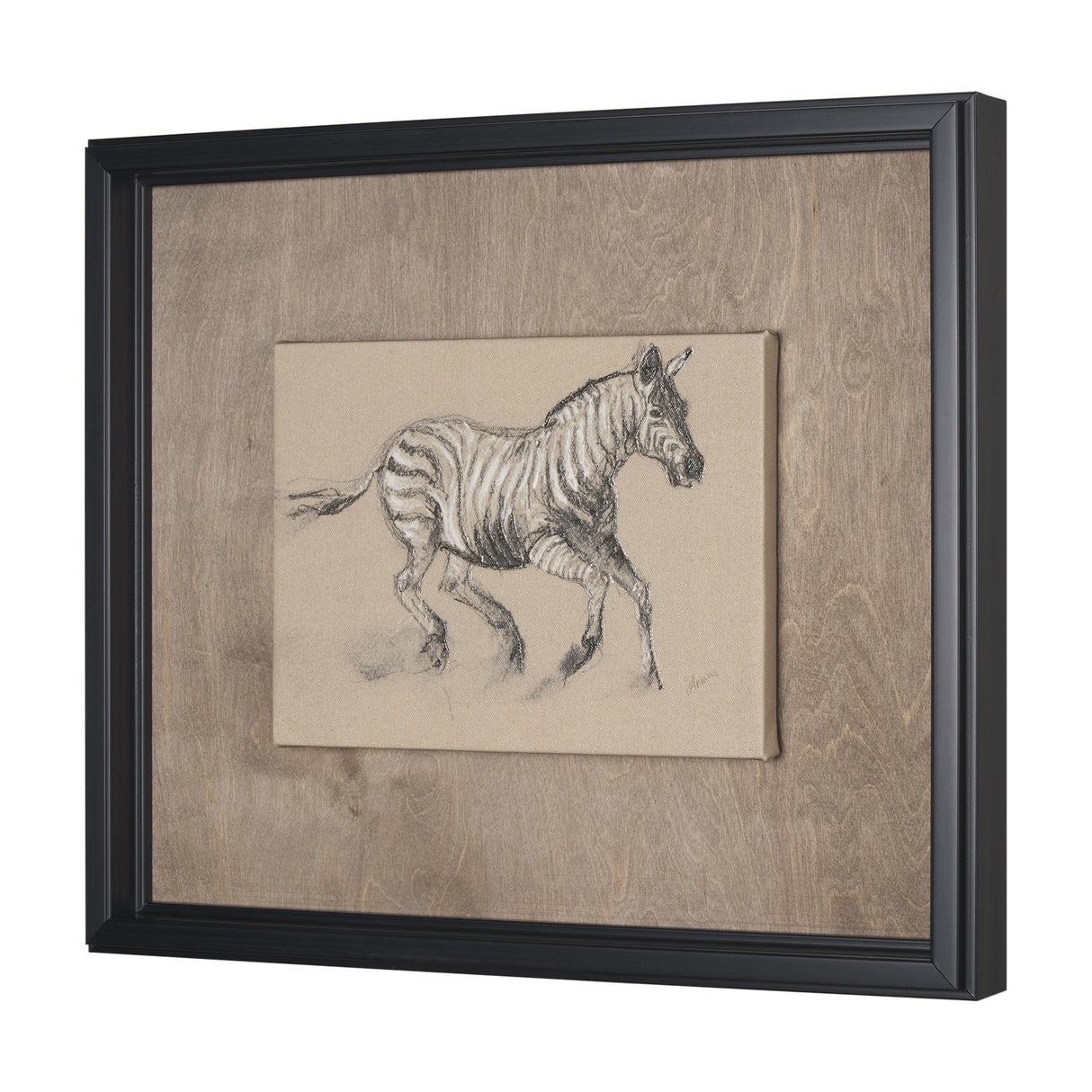 African Animal Study III by Mercana Studio a Hand Embellished Framed Art Print from Mercana - Luna Furniture