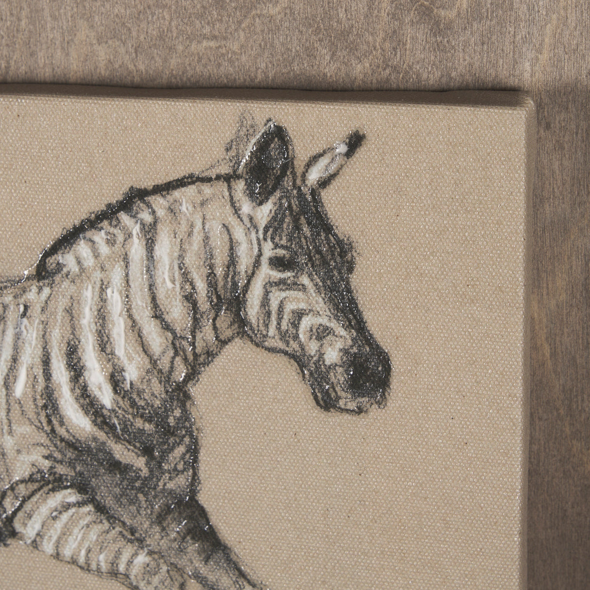 African Animal Study III by Mercana Studio a Hand Embellished Framed Art Print from Mercana - Luna Furniture