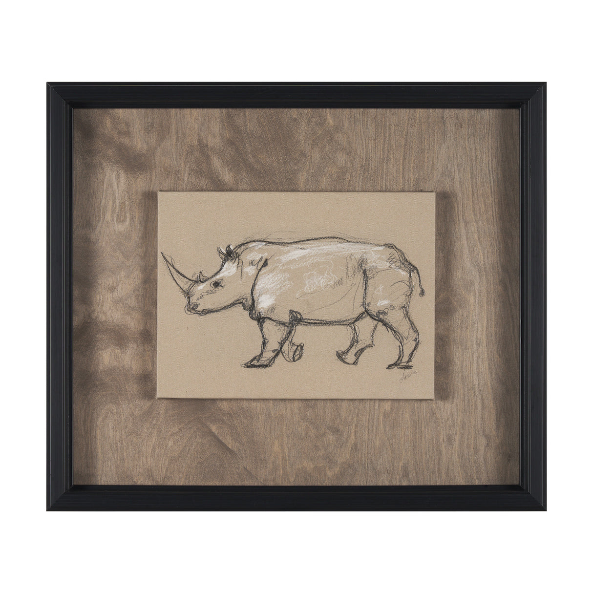 African Animal Study IV by Mercana Studio a Hand Embellished Framed Art Print from Mercana - Luna Furniture