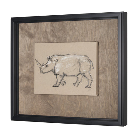 African Animal Study IV by Mercana Studio a Hand Embellished Framed Art Print from Mercana - Luna Furniture