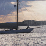 Daybreak Sail by Ben Wood a Hand Embellished Framed Photo Art Print Matted under Glass from Mercana - Luna Furniture