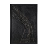 Descent I by Studio M a handmade Original Framed 3D Textured Artwork under Glass from Mercana - Luna Furniture