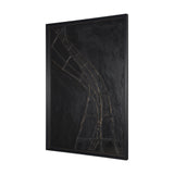 Descent I by Studio M a handmade Original Framed 3D Textured Artwork under Glass from Mercana - Luna Furniture
