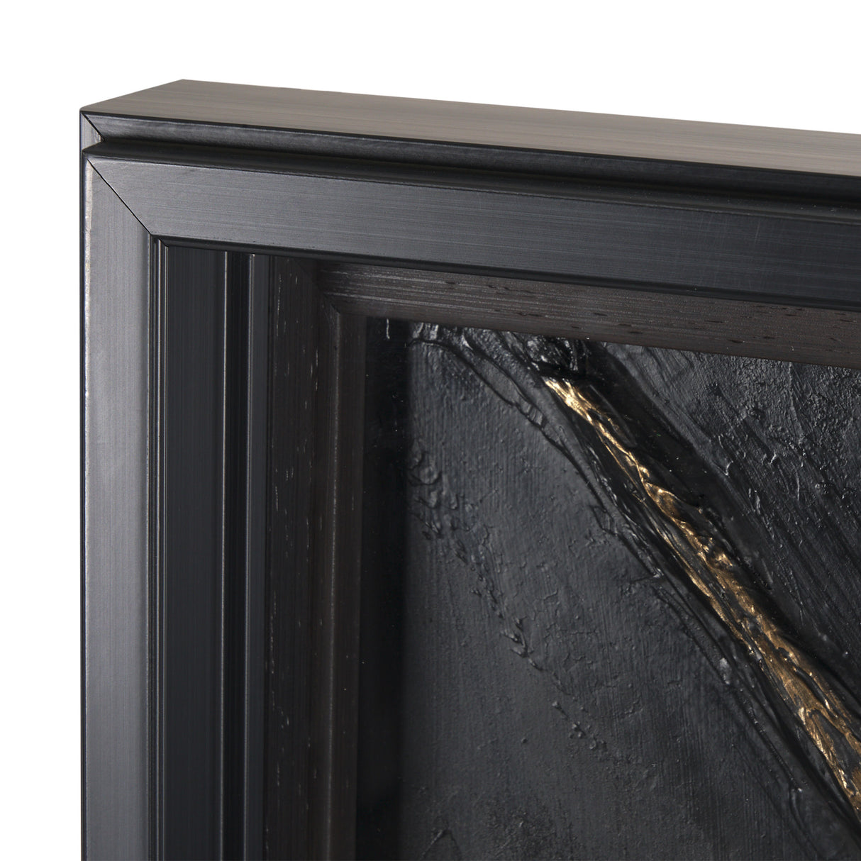 Descent I by Studio M a handmade Original Framed 3D Textured Artwork under Glass from Mercana - Luna Furniture