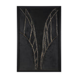 Descent II by Studio M a handmade Original Framed 3D Textured Artwork under Glass from Mercana - Luna Furniture