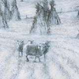 Winter On The Farm II by Mercana Studio a Hand Embellished Framed Art Print from Mercana - Luna Furniture