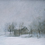 Winter On The Farm II by Mercana Studio a Hand Embellished Framed Art Print from Mercana - Luna Furniture