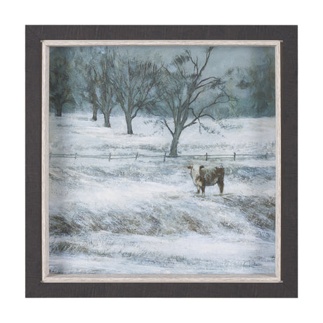 Winter On The Farm III by Mercana Studio a Hand Embellished Framed Art Print from Mercana - Luna Furniture