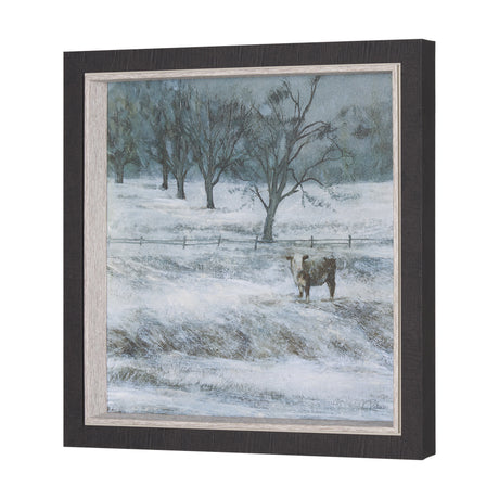 Winter On The Farm III by Mercana Studio a Hand Embellished Framed Art Print from Mercana - Luna Furniture