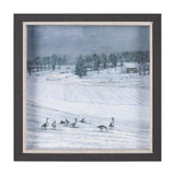 Winter On The Farm IV by Mercana Studio a Hand Embellished Framed Art Print from Mercana - Luna Furniture